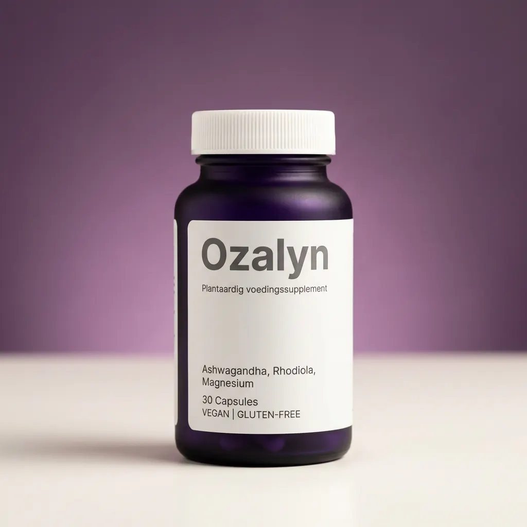 Ozalyn supplement flacon donkerpaars met witte dop